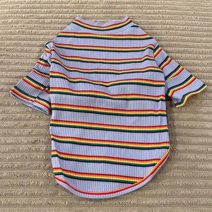 Love thy Beast Rainbow dog tee